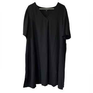 J. Jill Wearever Black Shirt Dress Size 2X